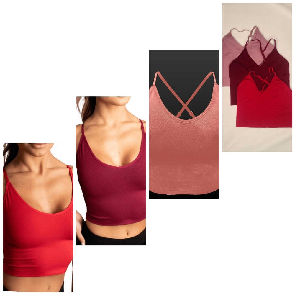 Bundle of 3 Rebellion Cropped Sports Bra